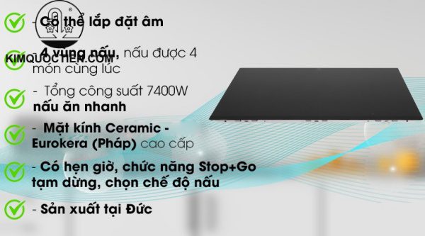 Bếp từ đôi Electrolux EHXD875FAK 