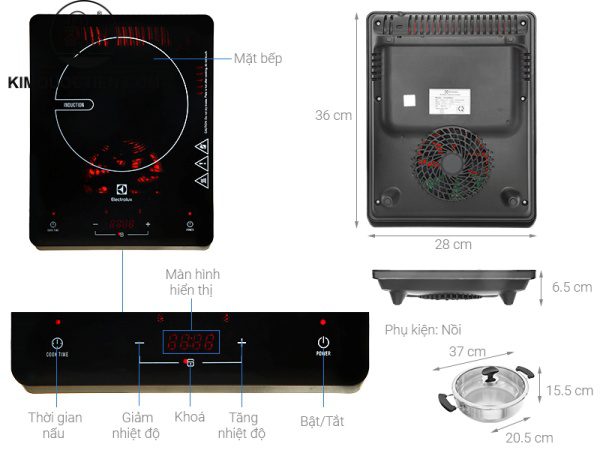 Bếp từ Electrolux ETD29MKB