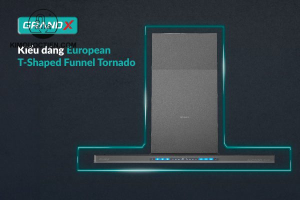 Máy hút mùi áp tường GrandX GX H90T81G