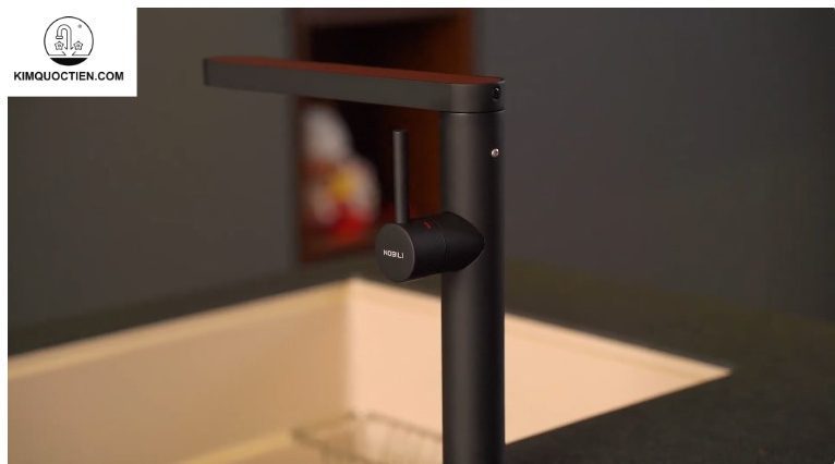 Về vòi rửa bát nóng lạnh MATCH NB218B sử dụng vật liệu Fenix® mang đến khả năng bền đẹp, chống chịu tốt