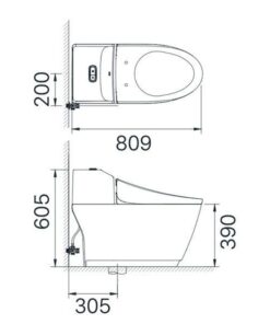 Bồn cầu một khối INAX AC-1032+CW-H17VN