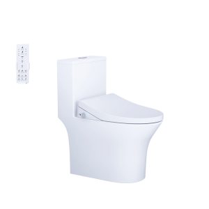 Bồn cầu 1 khối nắp điện tử Caesar C1391F/TAF512H