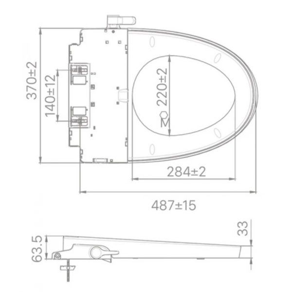 Nắp bồn cầu rửa cơ INAX CW-S32VN