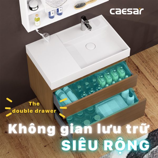 Tủ lavabo Caesar EH05384DWV