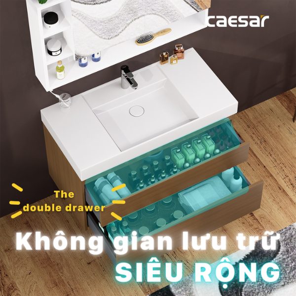 Tủ lavabo Caesar EH05386DWV