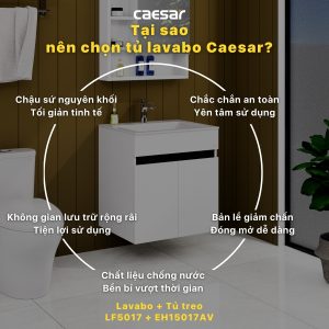 Tủ lavabo Caesar cabinet EH15017AV