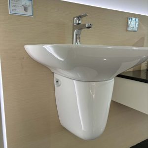Chậu lavabo Inax L-289VFC treo tường