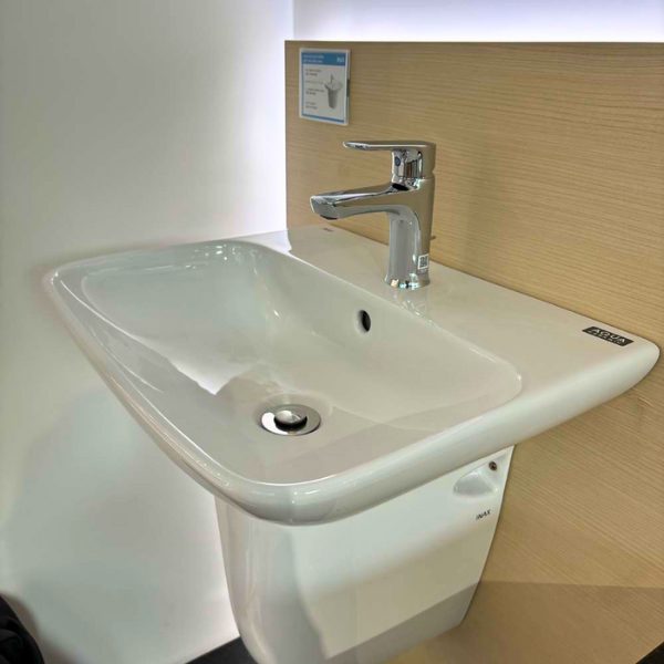 Chậu lavabo Inax L-289VFC treo tường