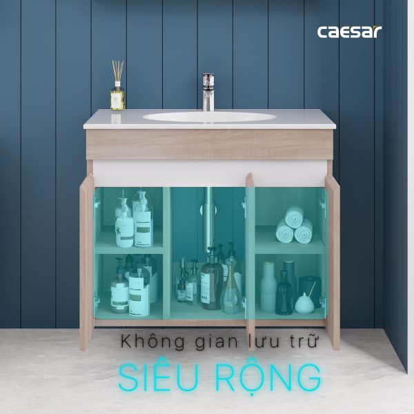 Bộ tủ lavabo Caesar LF5026/EH15026AW7V