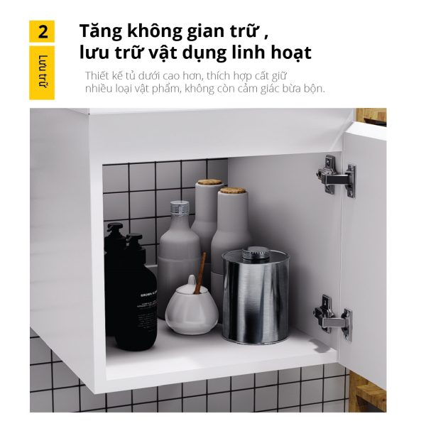 Bộ tủ lavabo Caesar LF5255/EH05255AV