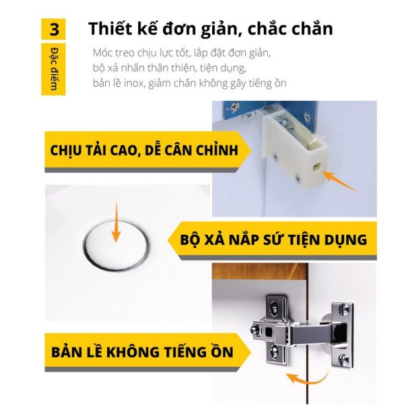 Bộ tủ lavabo Caesar LF5255/EH05255AWV