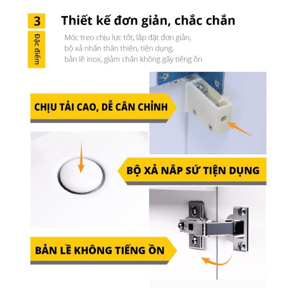 Bộ tủ lavabo Caesar LF5259/EH05259AV