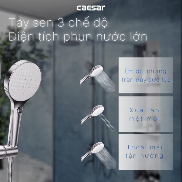 Sen tắm cây nhiệt độ Caesar tự động NEW S1038S