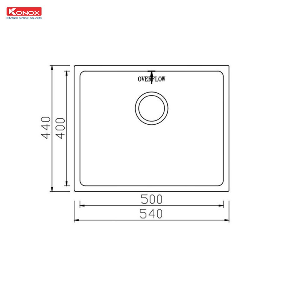 chậu rửa bát KN5444SU Dekor