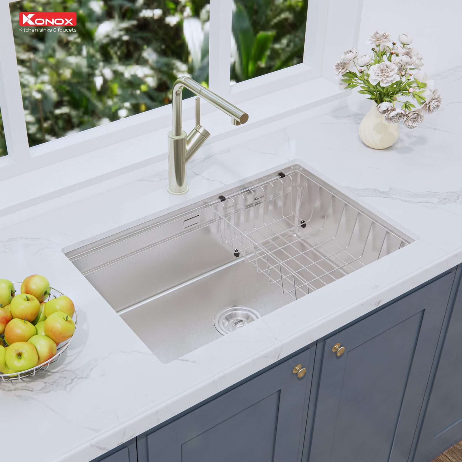 Chậu rửa bát KN7044SU Dekor
