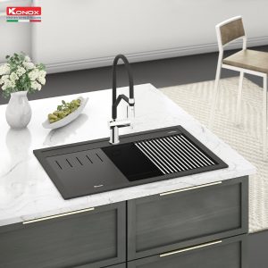 Granite Sink Terra 790S Black