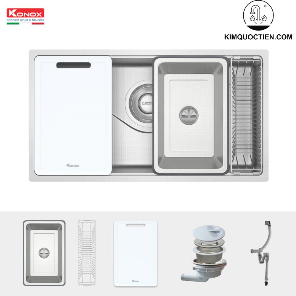 Chậu rửa bát chống xước phong cách Nhật TARI 8748SR