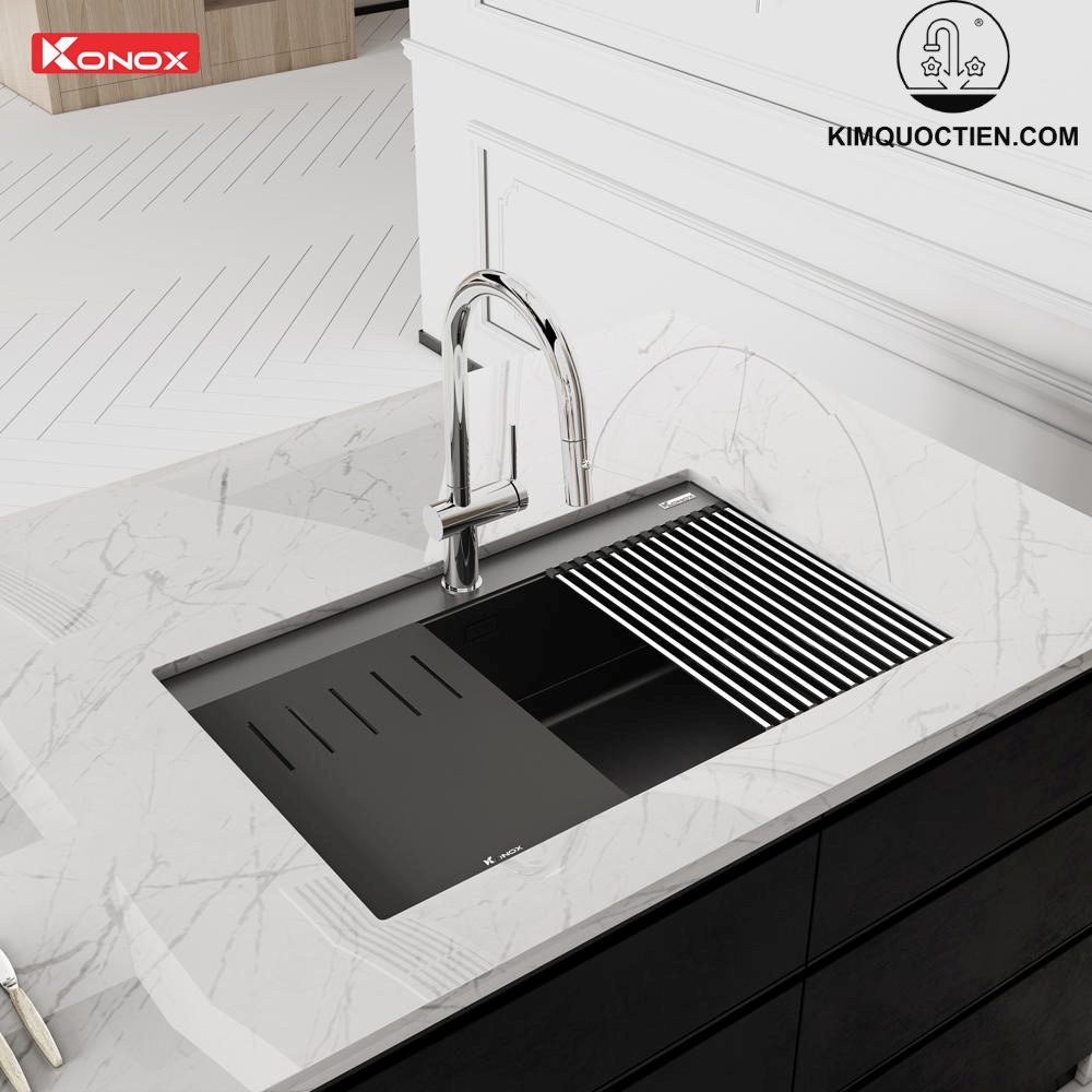 Granite Sink Terra 790S Black
