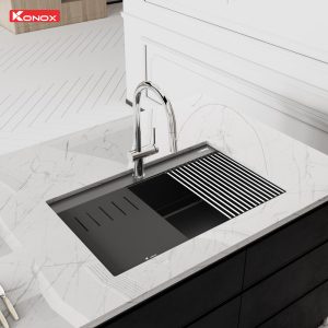 Granite Sink Terra 790S Black