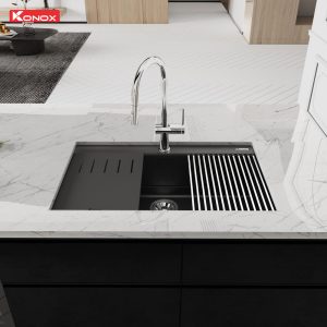 Granite Sink Terra 790S Black