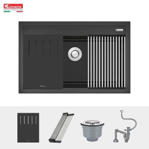 Granite Sink Terra 790S Black