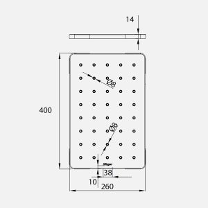 Thớt inox Kluger KCB – 131FB