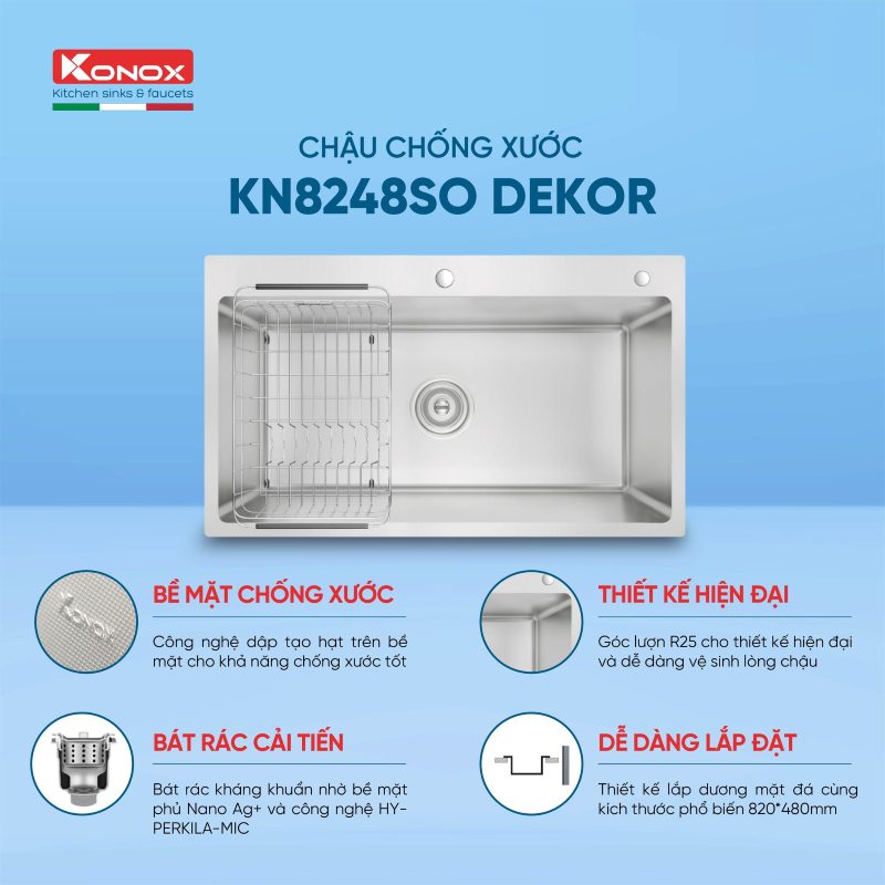 Workstation Sink KN8248SO Dekor