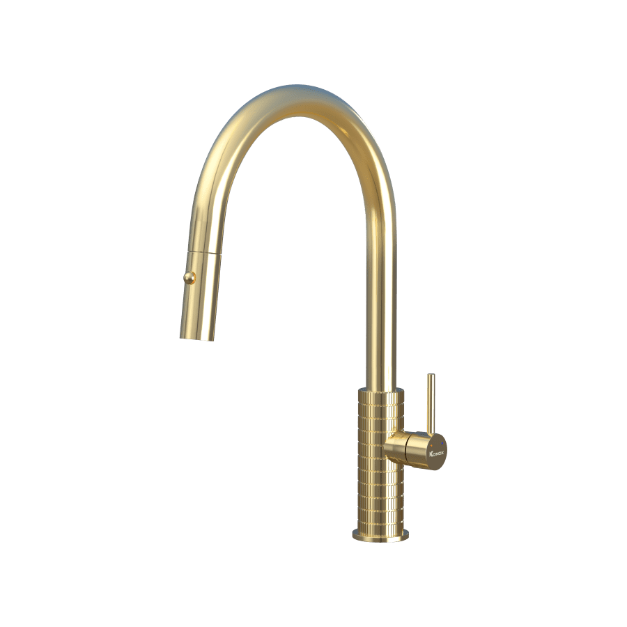 Vòi rửa bát dây rút Konox Venice Gold