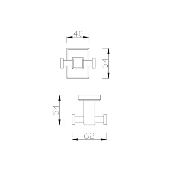 Móc treo quần áo American Standard FFAS0481BHG