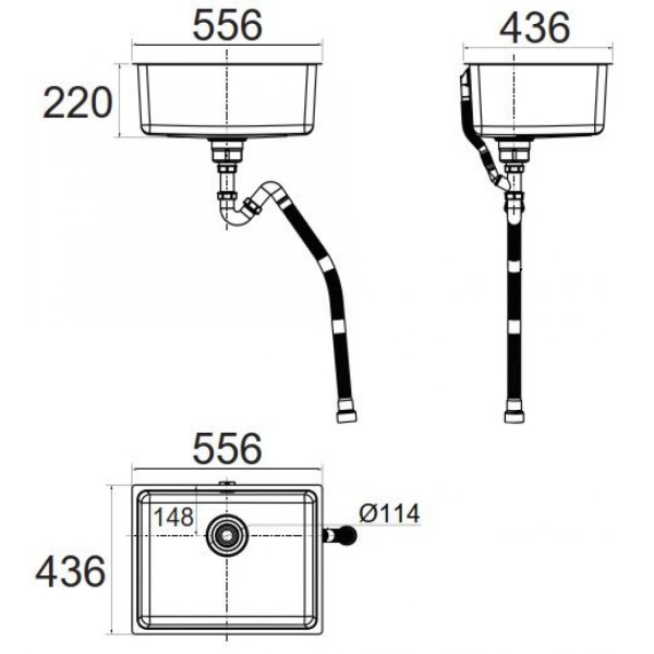 Chậu rửa chén đơn American Standard FFASX127